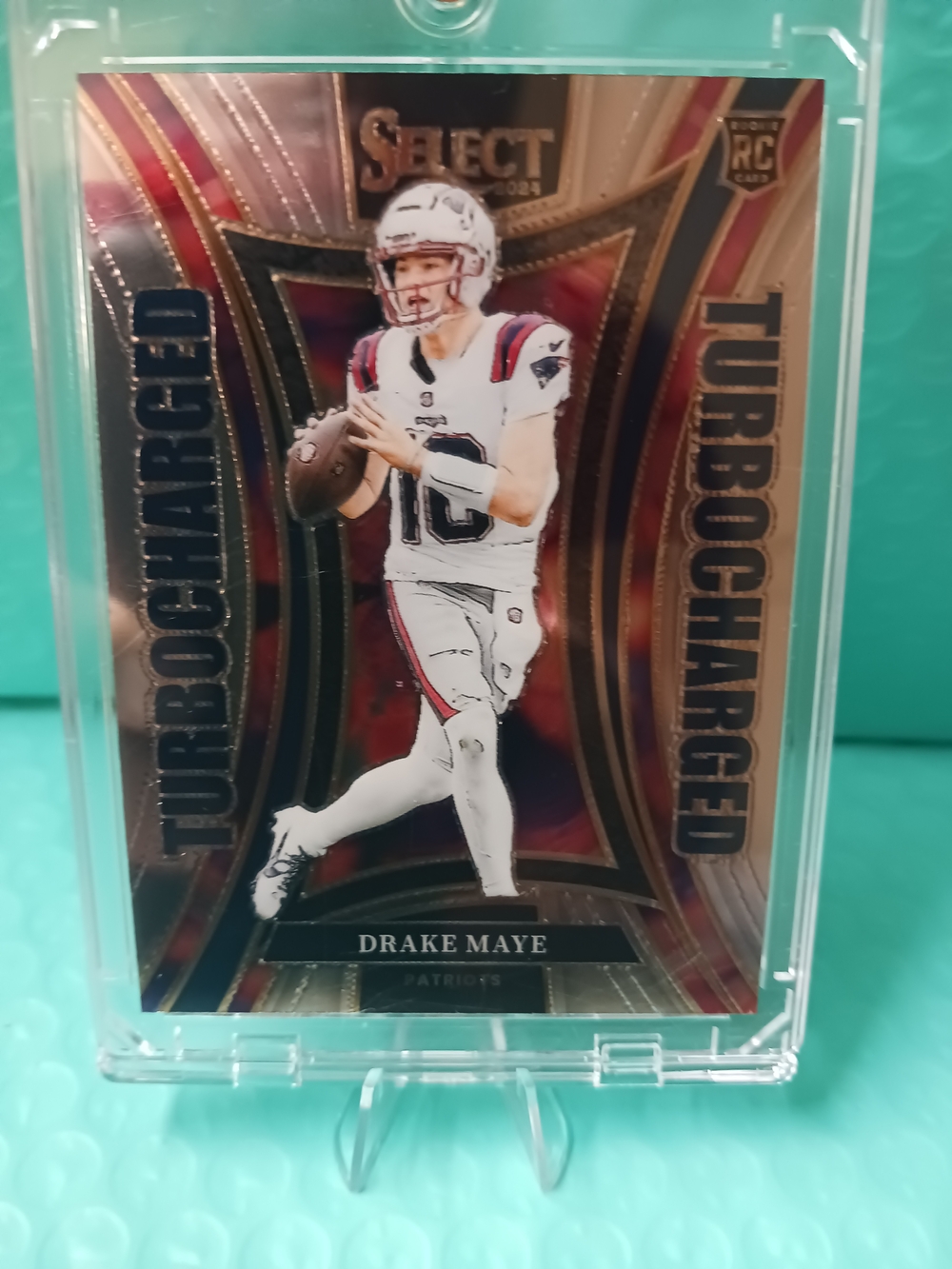 2024 Panini SELECT Drake Maye RC SILVER TURBOCHARGED